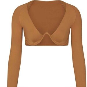 SKIMS Recycled Swim Long Sleeve Top